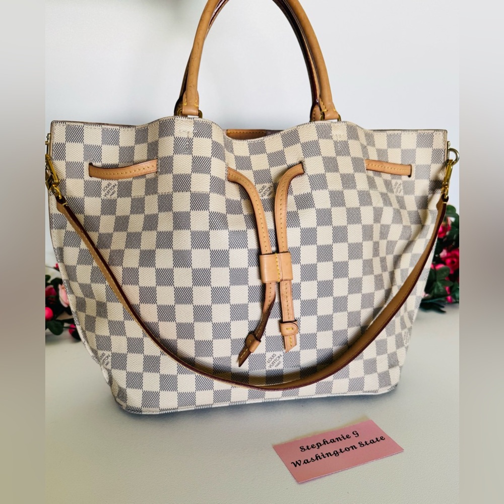 RARE Louis Vuitton Damier Azur Girolata  🤍💙